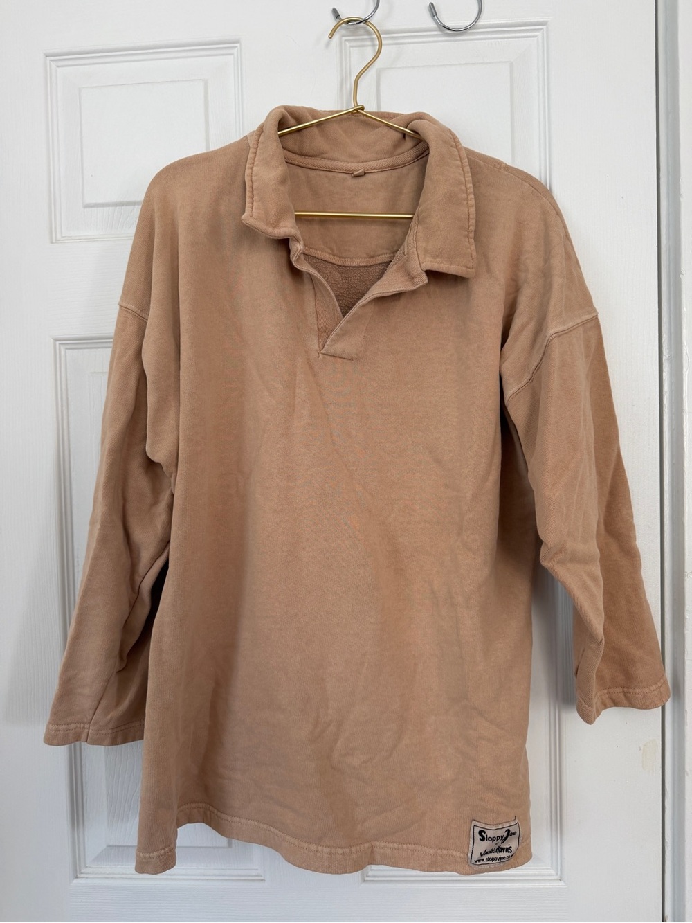 Sloppy Joe collared sweatshirt - Beige